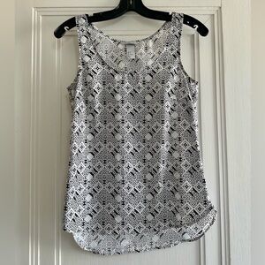 H&M Geometric Pattern Blouse - Size 2
